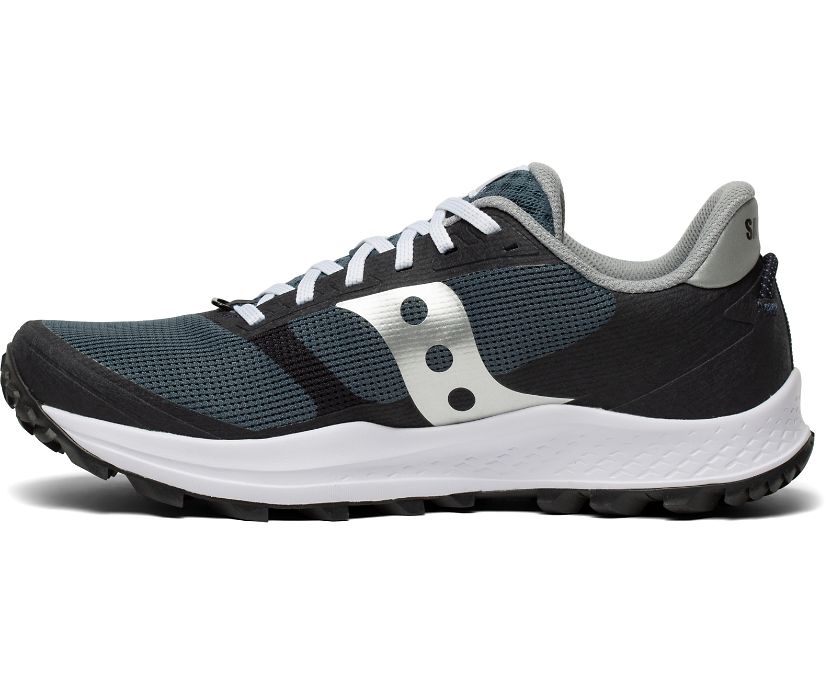 Women's Saucony Peregrine 11 Trail Running Shoes Black / Navy | Singapore 233NWYB